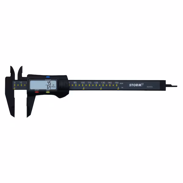 Calibrador Digital de Fibra de Carbono 3C351 Fraccional