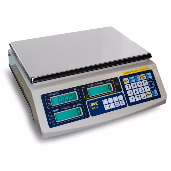 Báscula Contadora SHC-12 12 lb con LCD Triple y 99 PLU