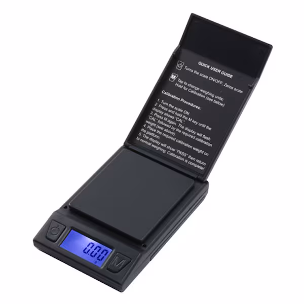Báscula Digital de Bolsillo 100g x 0.01g Negra